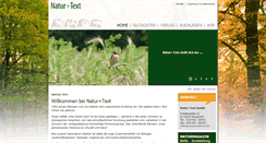 Desktop Screenshot of naturundtext.de